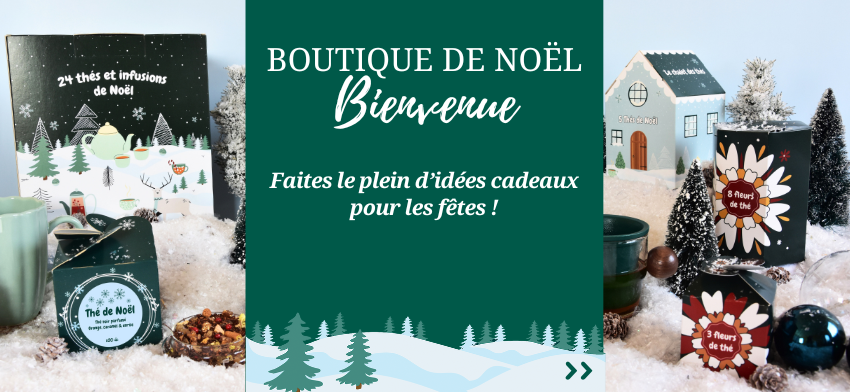 Boutique de Noël Vert-tiges idées cadeaux thé et café